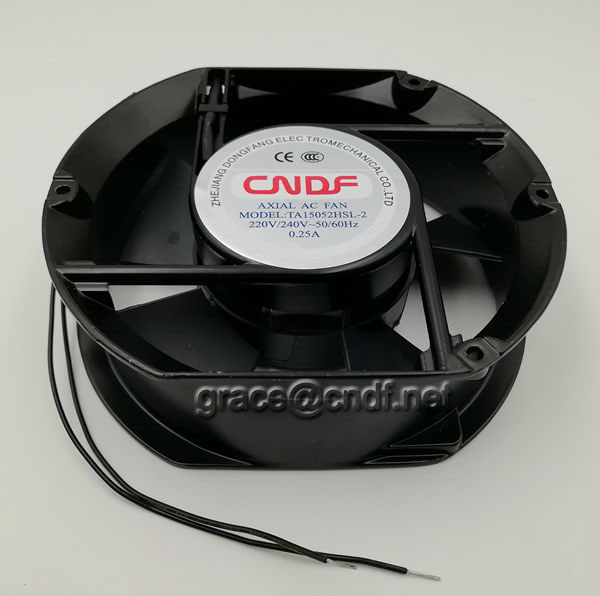CNDF with high speed low noise and good quanlity ac cooling fan 170x150x52mm cooling fan 220/240VAc