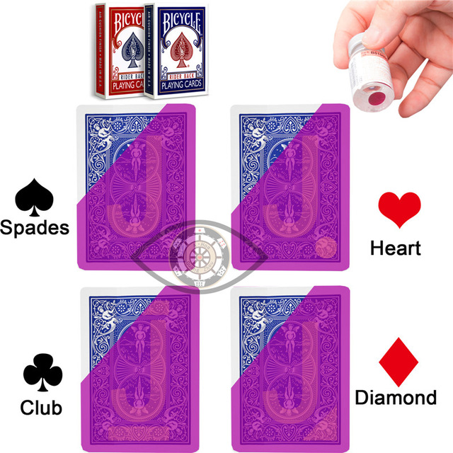 隐形墨水扑克牌用于扑克作弊