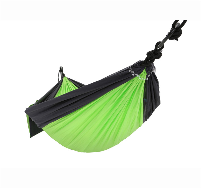 Lightweight Portable Double Person Nylon Taffeta Parachute Camping Hammock with Customized Color&Logo