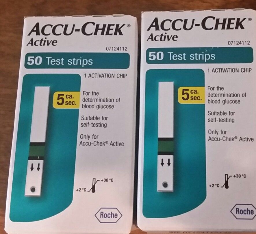 Accu chek active Diabetes test strip 50ct