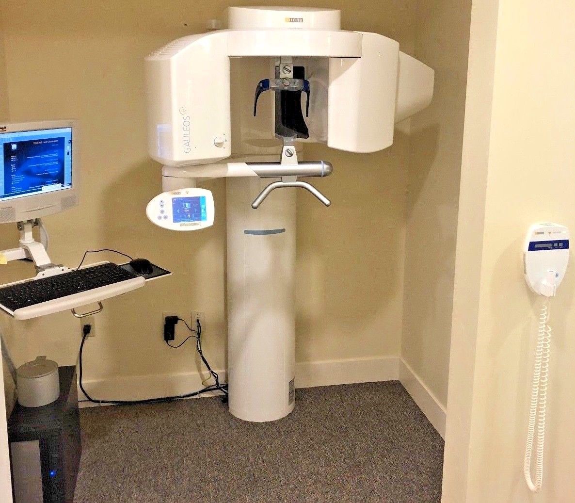 2014 Sirona Galileos Comfort Plus D3437 Dental Cone Beam CT Digital X-ray Imaging system.