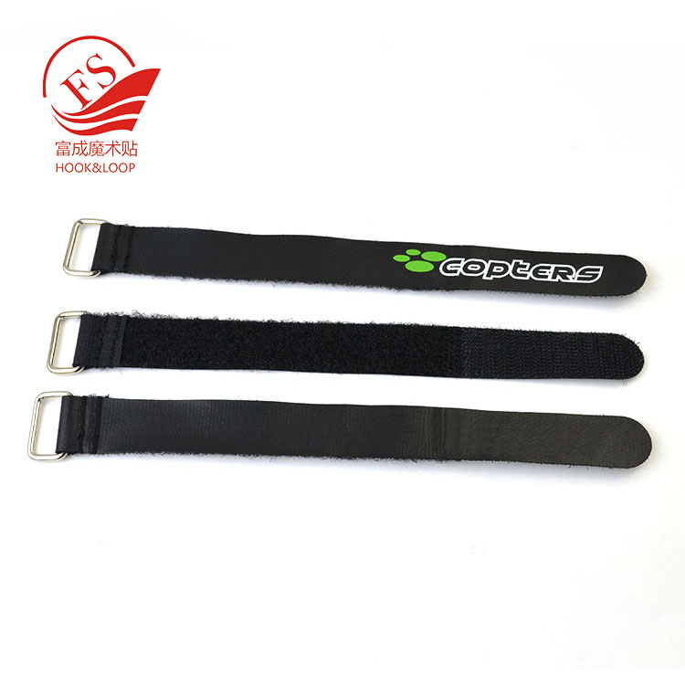 Hook and loop strap cable tie non slip drone battery strap for FPV