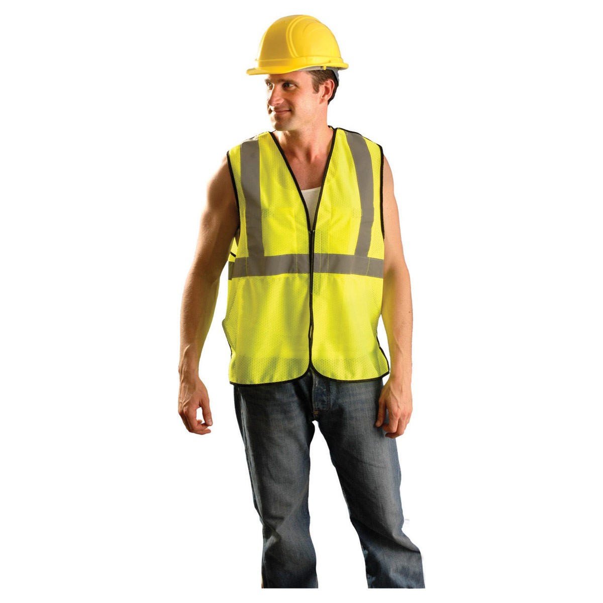 high visibility apparel/clothing Class II Mesh polyester mesh Safety Vest
