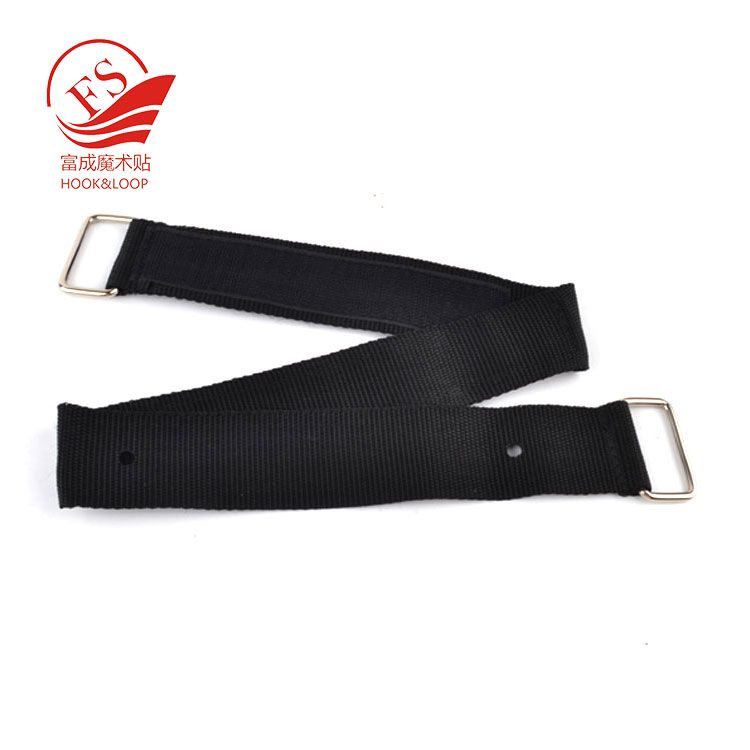  hook and loop metal buckle strap with logo printing