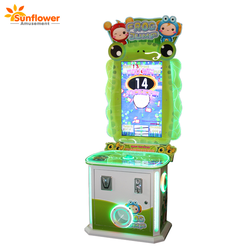 Amusement Game kids adults funny frog ticket redemption machine