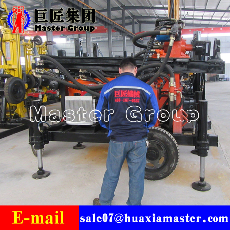 FY130 wheeled type pneumatic drilling rig
