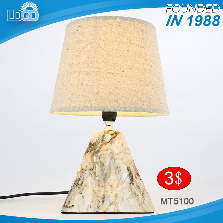 Factory supply cheap price decorative light ceramic vase table lamp for home hotel use
