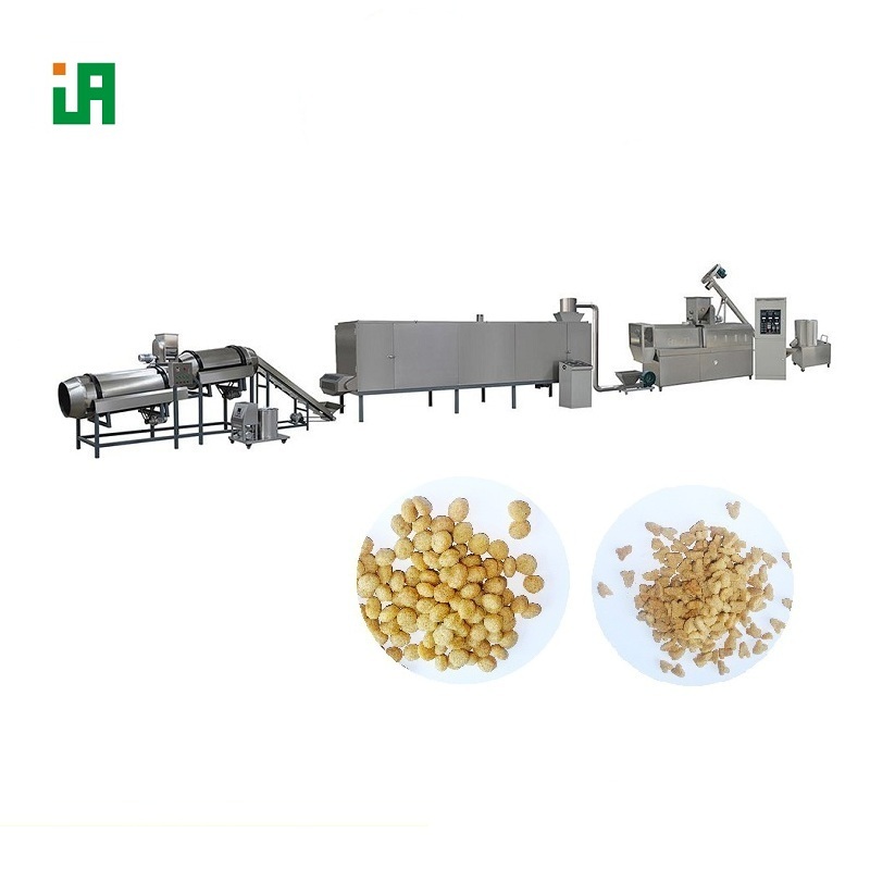 Extruded Dry Pet Dog Cat Food Co-extrusion Equipment