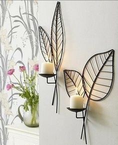 wall candle stand