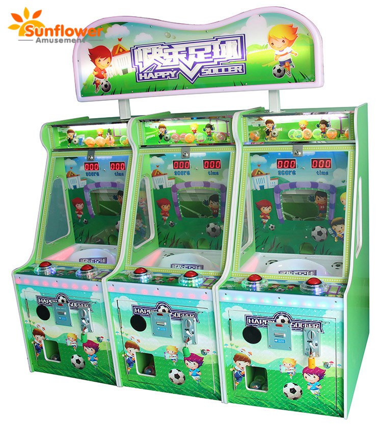 Kids ticket redemption da da push 2 buttons football game machine