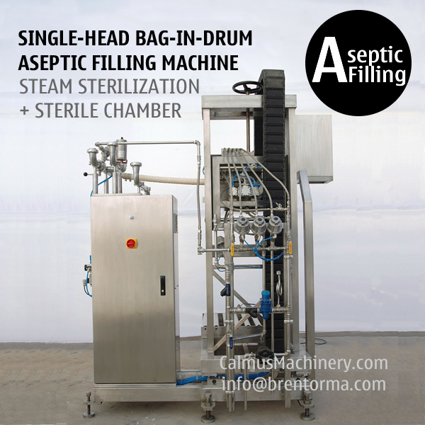 Single-head 200 Litre Bag Aseptic Filler 220kg Bag in Drum Aseptic Filling Machine