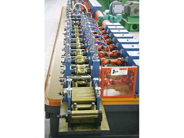 Welded pipe production line