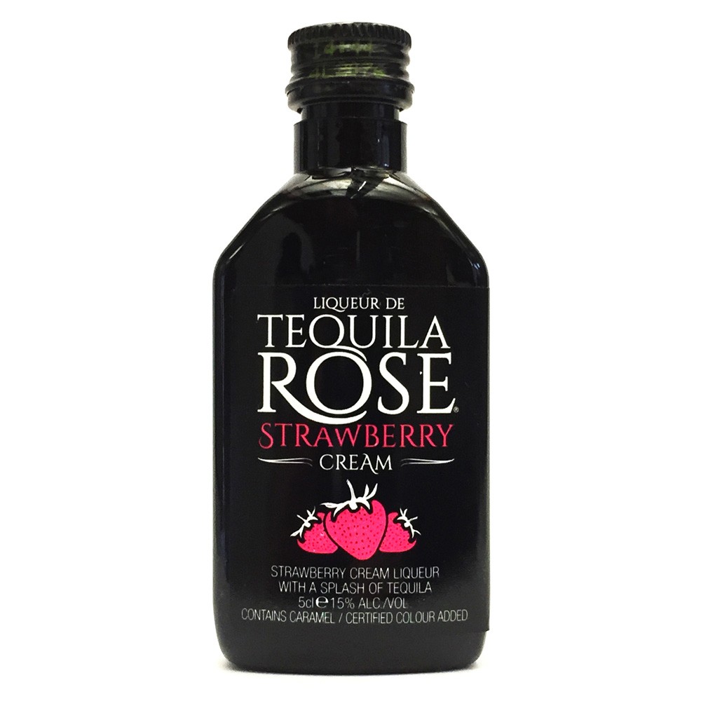 Tequila Rose Liqueur 5cl Miniature Strawberry Cream Liqueur 50ml / 15%