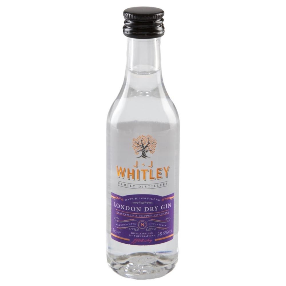JJ Whitley London Dry Gin 5cl Miniature 50ml / 38.6%