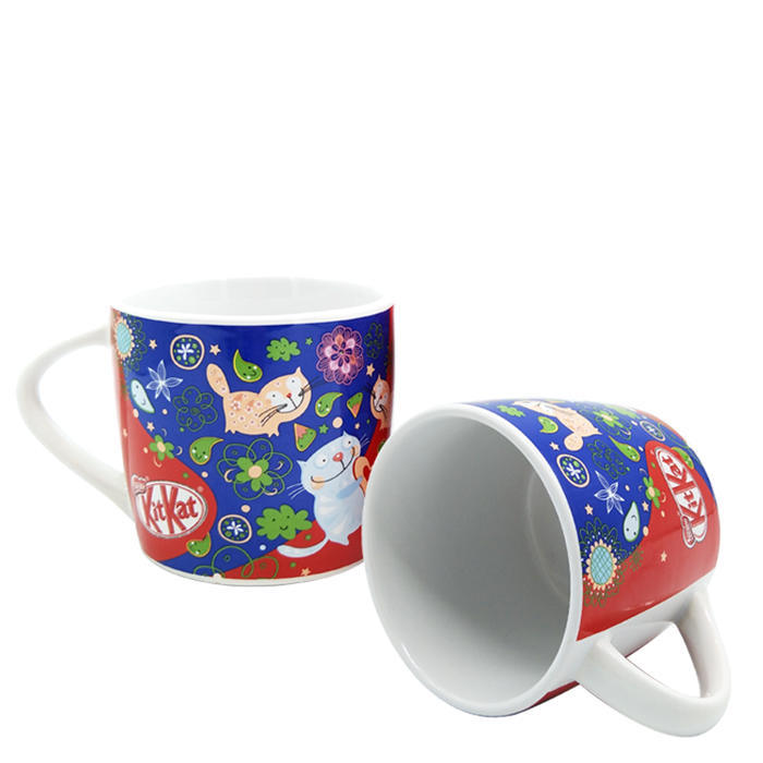 Wholesale Round Customized Printed Ceramic Mug With Handle-14oz