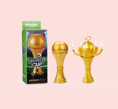 World Cup Blooming Birthday Candles