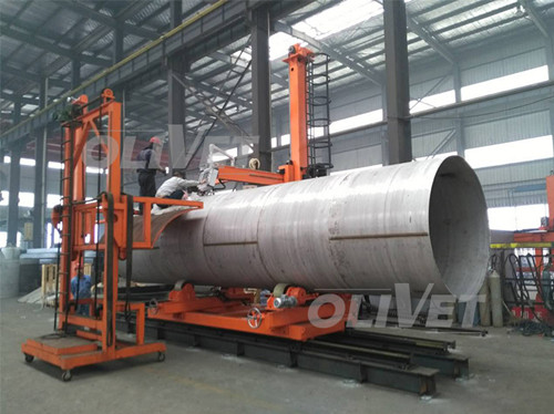 Stainless steel tank fit-up plasma welding center