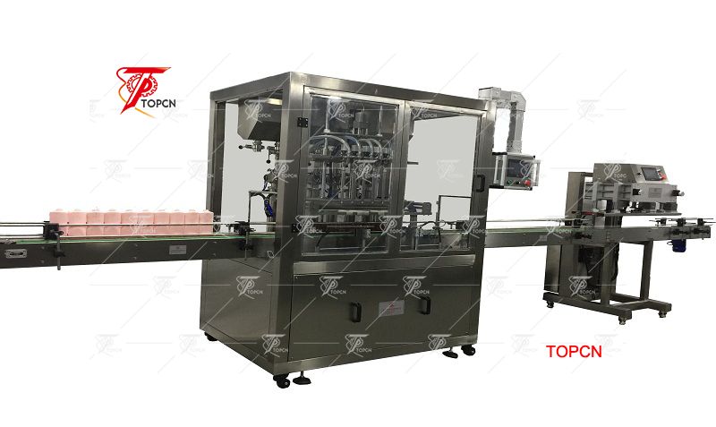 Automatic Shampoo Bottle Filling Capping Machine, Automatic Labeling Machine For Cream Manufacturer