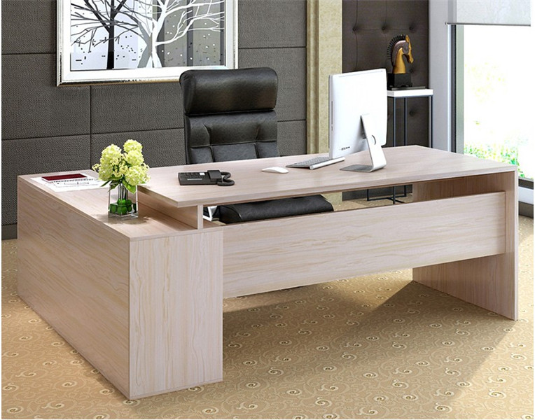competitive price nice quality simple design wood office partition desk