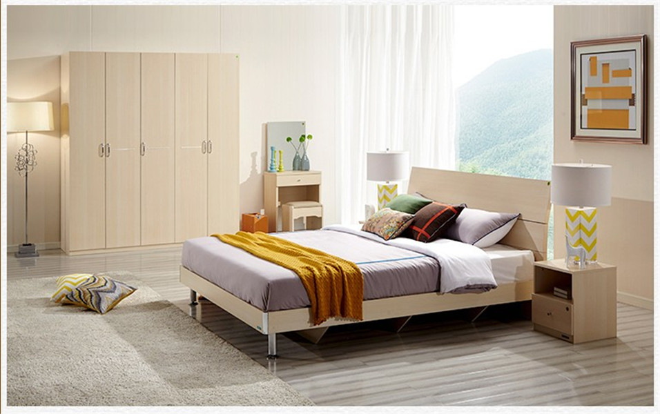 environment friendly wood bedroom furniture set