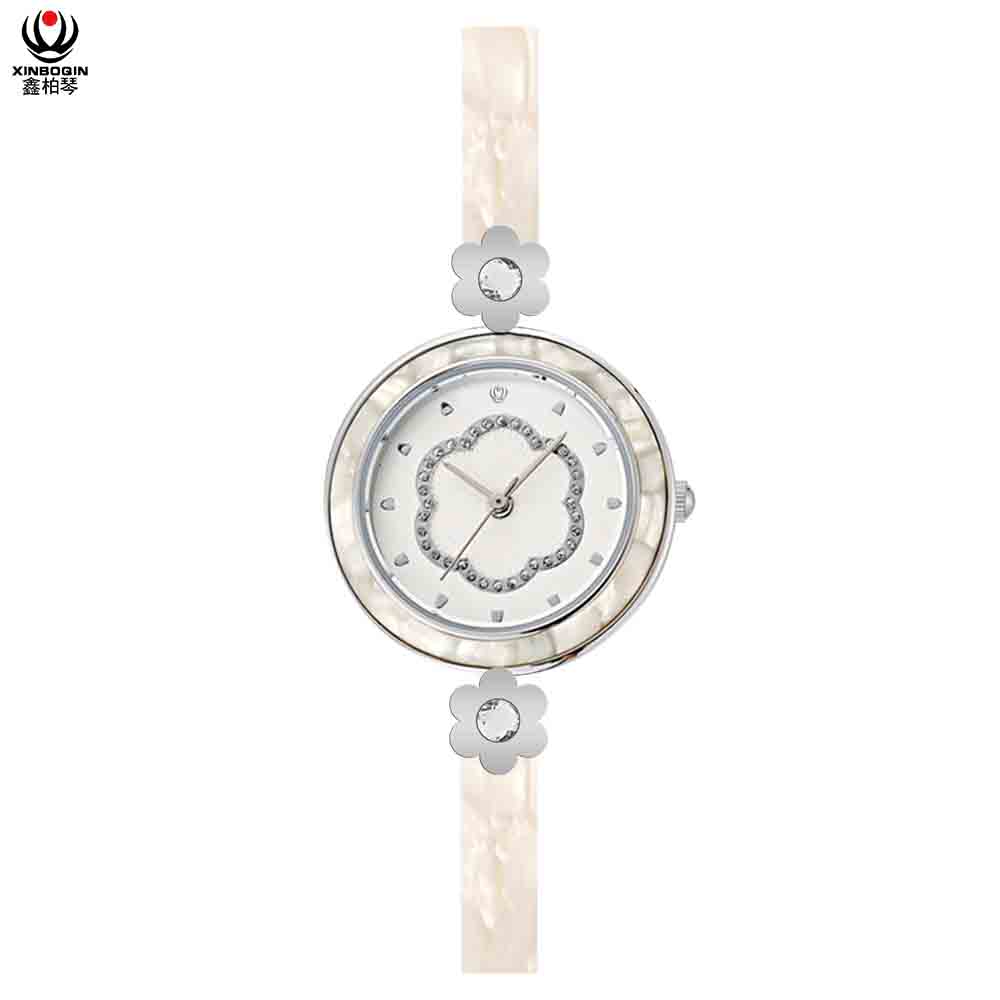 XINBOQIN Factory Custom Woman Best Selling Products 2018 Top Branded Fashion Simple Quartz Acetate Watch