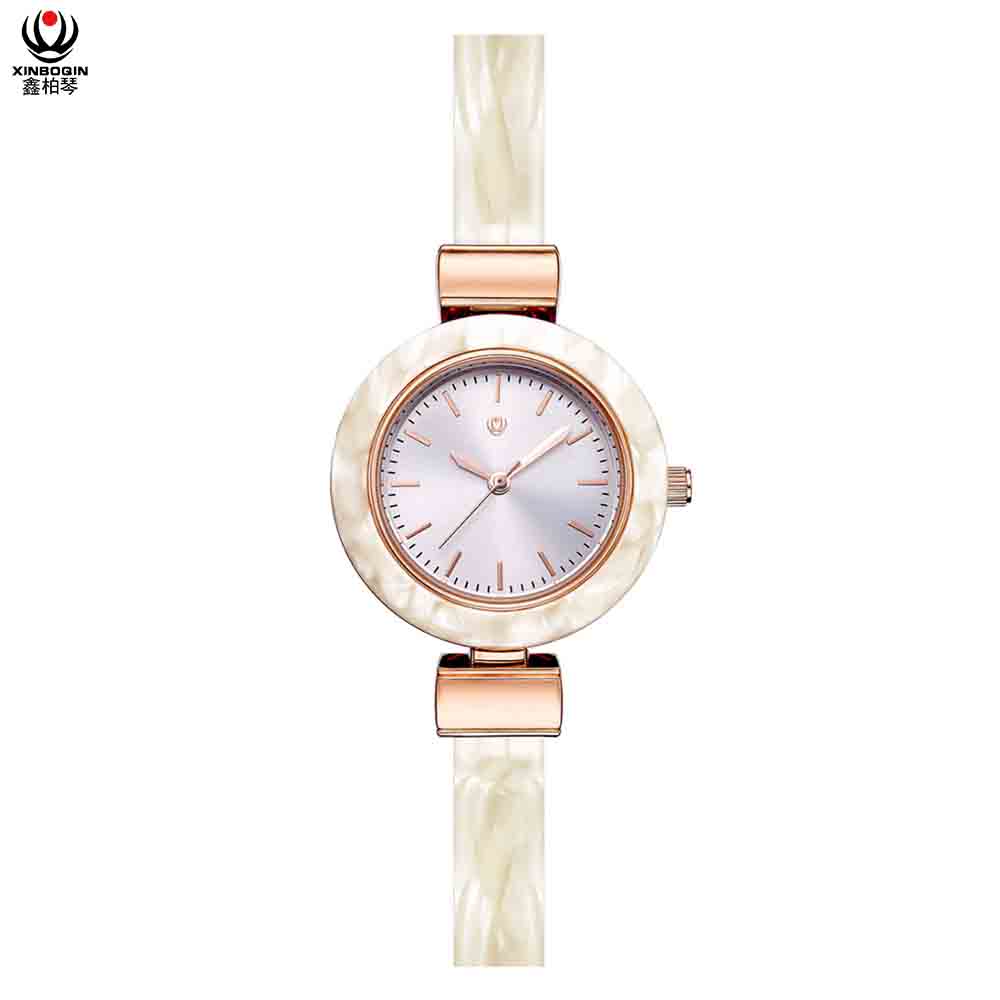 XINBOQIN Supplier Chinese Wholesale Fashion Latest Model Colour ODM Acetate Watch