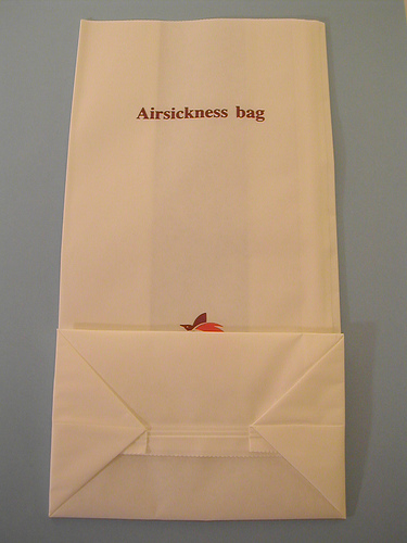 airsickness bag