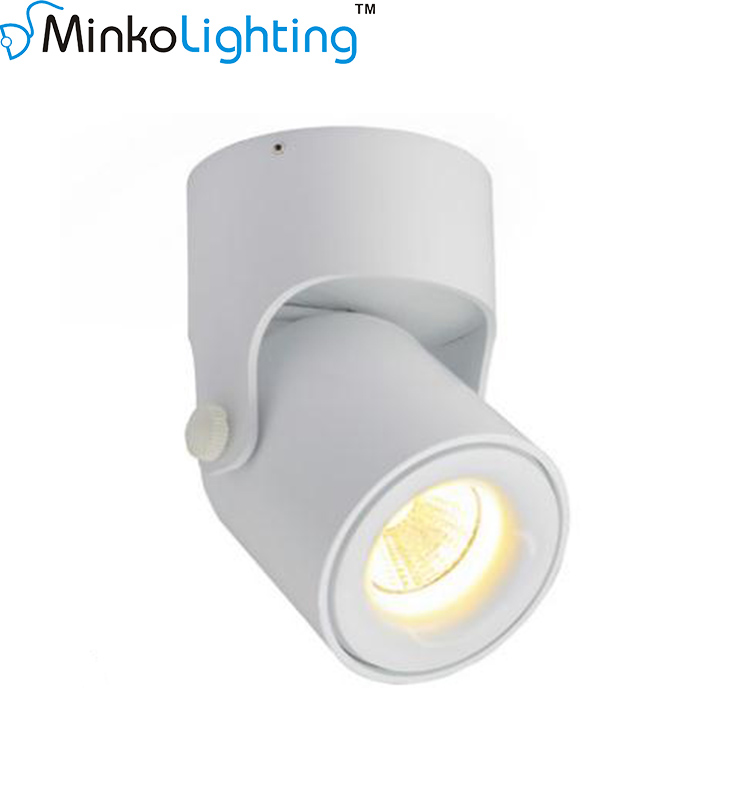 Light modern LED surface mounted spotlight 3w