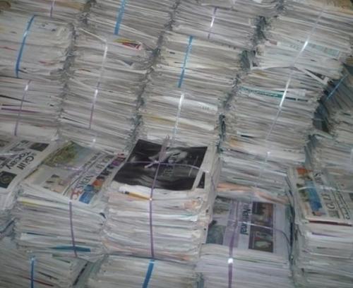 used newspaper scrap newspapers