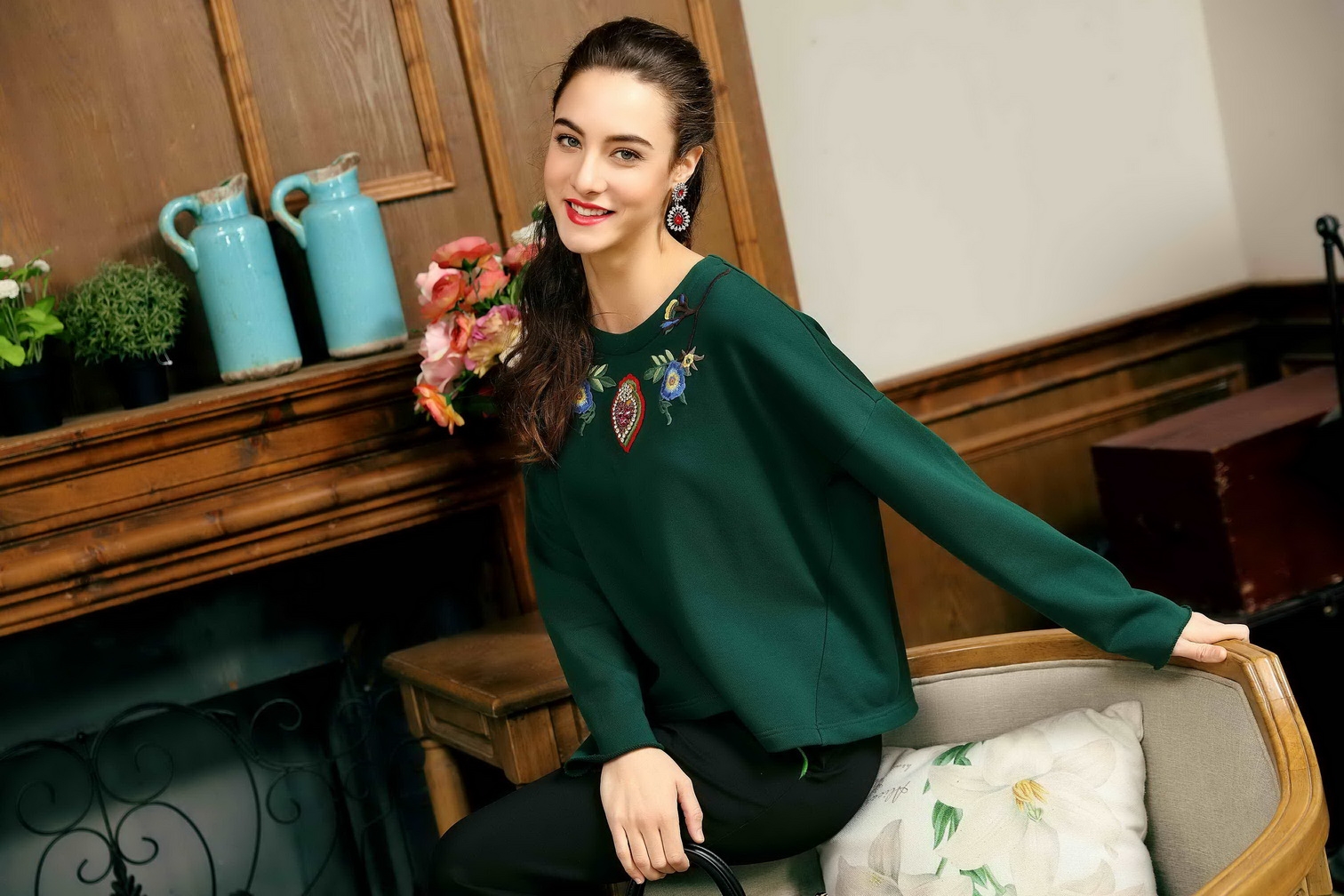Light luxury casual  women's craft sweater