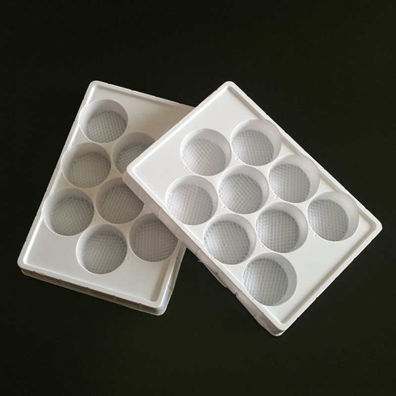 China factory supply disposable Blister Food biscuit plastic packaging tray with dividers
