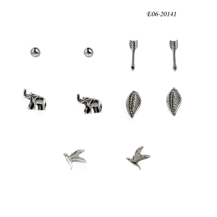Stud E06-20141  New fashion European and American earrings personality geometric simple earring stud,Wholesale earrings,Fashion jewelry sets