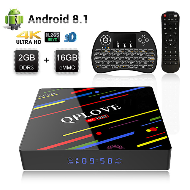 H96 MAX Plus Android 8.1 Tv Box RAM 2 GB + 16 GB