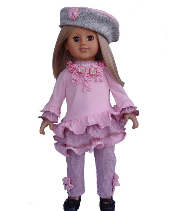 американская 18-дюймовая кукла молодой девушки