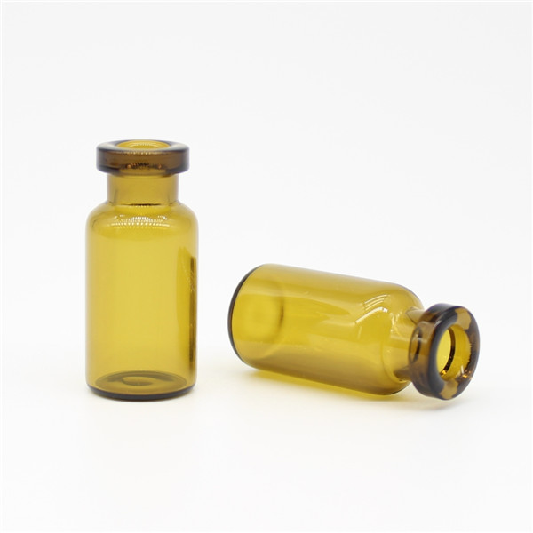 2ml brown medicinal crimp glass vial