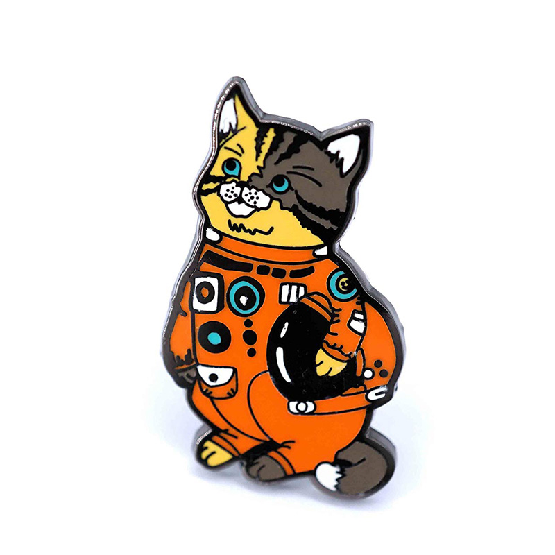 Astronaut Cat Custom Enamel Pin