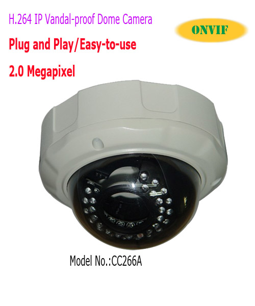 H.264 POE Dome IP Camera