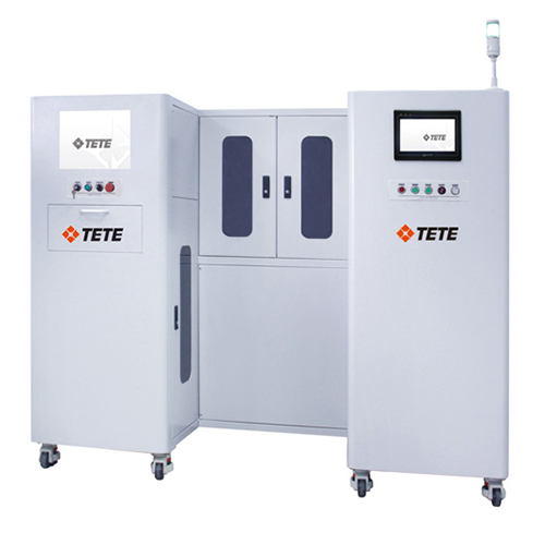 Automatic Laser IC Marking Machine, 20W 30W Double Track System for IC Chips DIP/Sop/Ssop/Qfm/BGA System TETE DPF-Ml30