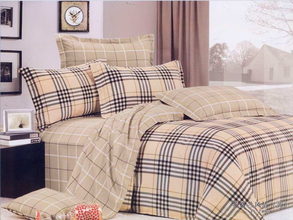  100%cotton twill bedding sets with reactive printing