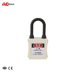 38mm Dustproof Insulation Shackle Safety Padlock EP-8531D~EP-8534D  ABS Safety Padlock