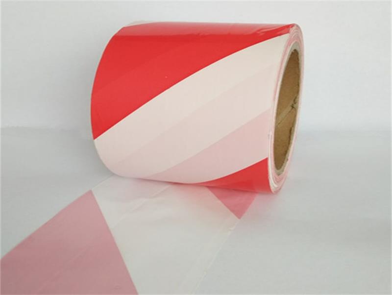 Color red / white underground detectable pe warning tape with no adhesive