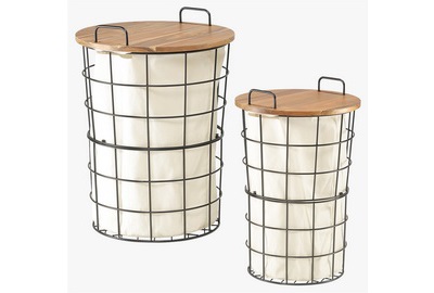 Laundry Storage Baskets With Lid