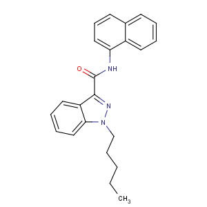 1H-吲唑-3-甲酰胺，N-1-萘酰-1-戊基-