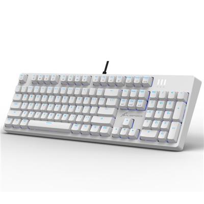 Blue LED Backlit 104 Keys Usb Mechanical Keyboard