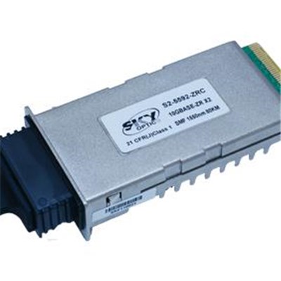 Transceiver module 10Gigabit Ethernet 10GBASE-ZR X2 for SMF  single mode fiber 1550nm wavelength SC duplex  ZR/80km/24dB compatible X2-10GB-ZR