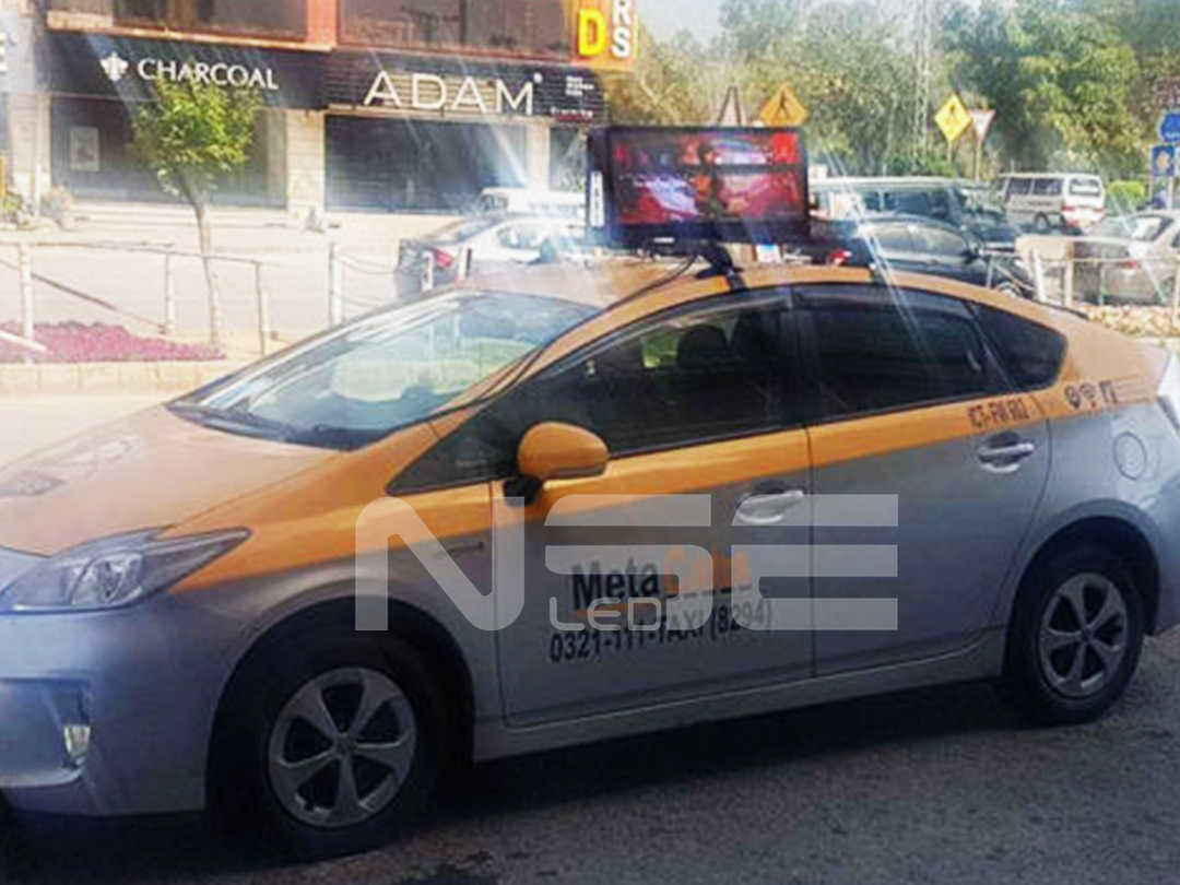 P3 Taxi Advertising LED Display  In Pakistan  Taxi Top LED Display