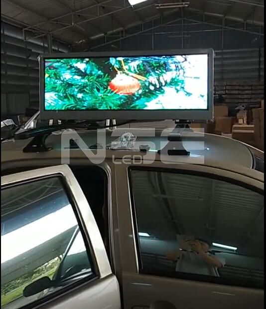 Double Sided Full Color Taxi Sign In Malaysia  Taxi Topper LED Display