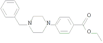 Benzoic acid, 4-[4-(phenylmethyl)-1-piperazinyl]-, ethyl ester