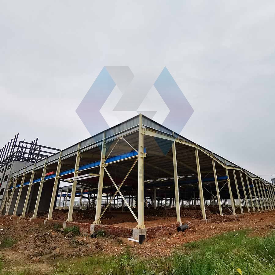  Light Gauge Steel Framing Prefabricated House / Factory / Shed Steel Structure Drawing