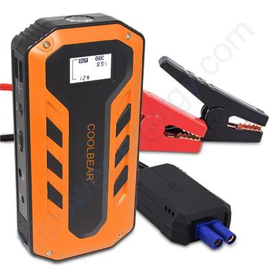 Portable Jump Starter With USB Power Bank